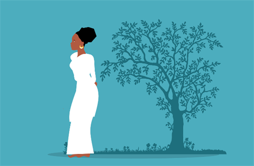 Ethnic Studies Woman and Tree